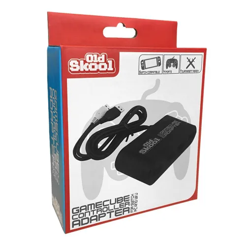 Vista 3 de Old Skool GameCube Controller Adapter for Switch, Wii U, and PC USB, 4 Port
