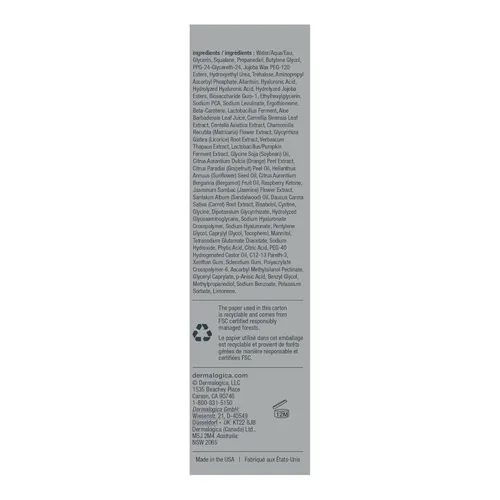 Vista 3 de Dermalogica Biolumin-C Gel Hidratante, 1.7 Fl Oz Ácido hialurónico, vitamina C, aumenta la luminosidad, ilumina e hidratación sin