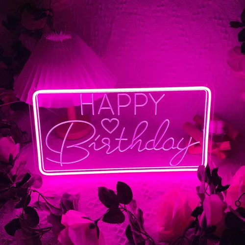 Vista 7 de Letrero de neón con texto en 3D con texto en inglés "Hello Gorgeous Neonat", para decoración de pared, dormitorio, hogar, fiesta de cumpleaños, boda