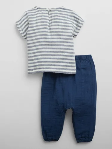 Vista 2 de GAP Conjunto de gasa unisex para bebé