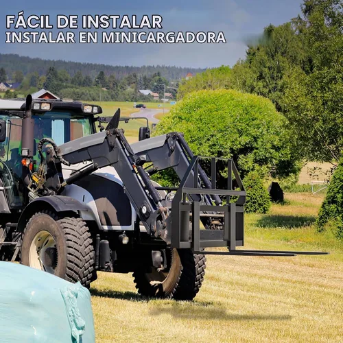 Vista 2 de YITAMOTOR Accesorio universal para horquilla de palet de 4000 libras, marco Negro