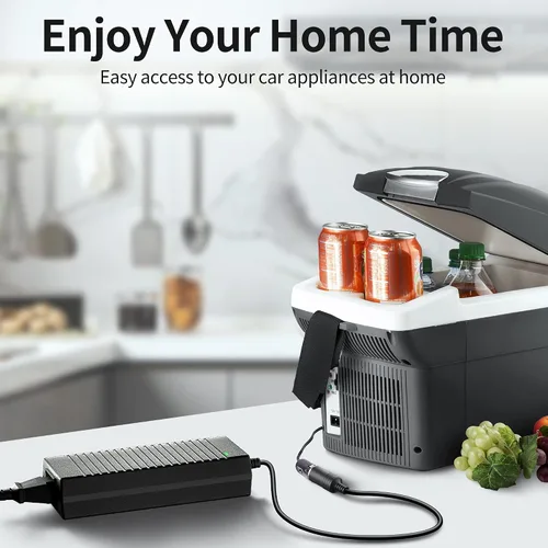 Vista 12 de Convertidor de CA a CC de 180W/15A, convertidor de 110-240V a 12V, adaptador de fuente de energía AC/CC del encendedor de cigarrillos de 7,64 pies