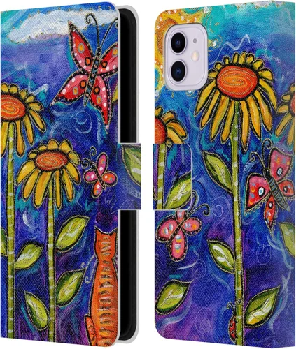 Vista 19 de Head Case Designs Officially Licensed Wyanne Half Light Nature 2 Leather Wallet Case Compatible with Apple iPhone 11