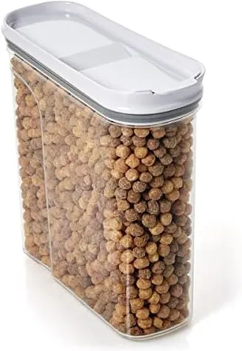 Vista 11 de Copco Contenedor transparente de almacenamiento de cereales de 4.75 cuartos de galón, tapa abatible hermética, plástico sin BPA, organizador