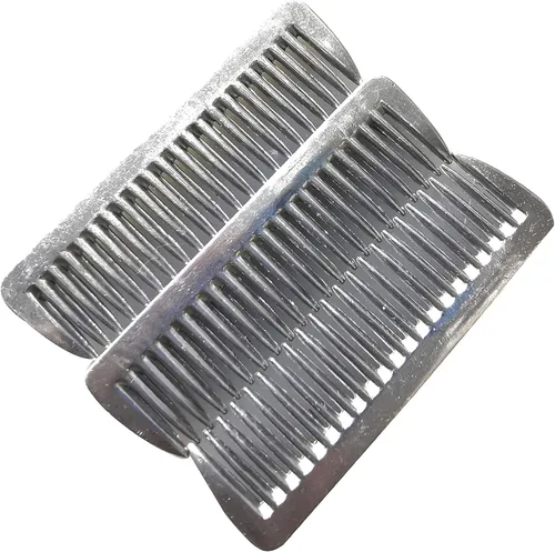 Vista 4 de 3 peines de metal inoxidable para jalar, cola de caballo, mini peines de bolsillo 4013