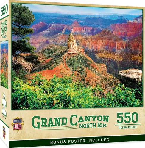 Vista 17 de MasterPieces, Borde sur del Gran Cañón, 550 piezas