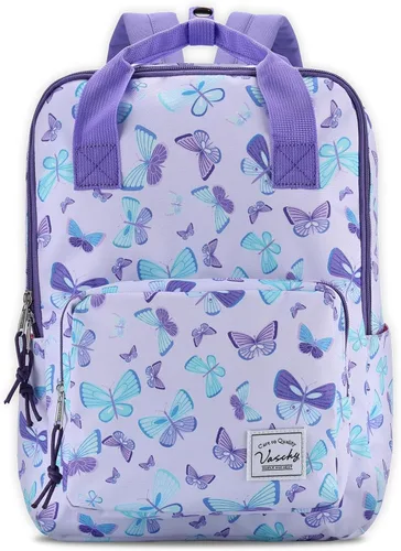 Vista 9 de VASCHY - Mochila para niños y niñas de 3 a 6 años, mochila preescolar ligera para niños con correa para el pecho Tiburones azules