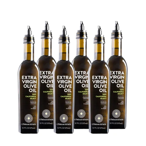 Vista 6 de Aceite de oliva virgen extra Cobram Estate California Select, prensado en frío por primera vez, sin OGM, apto para dieta keto, alto