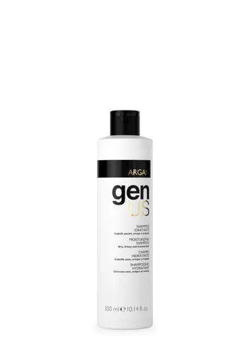 Vista 2 de Genus Champú hidratante de argán para el cabello, enriquecido con aceite de argán y linaza para cabello seco, encrespado, tratado, hidratante