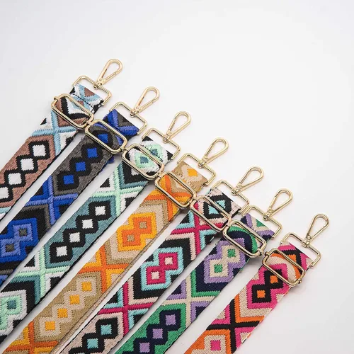 Vista 6 de S&loyoe Correas de repuesto para bolso, correa ajustable para bolsa cruzada, correas de guitarra anchas para bolsos de 1.5 pulgadas