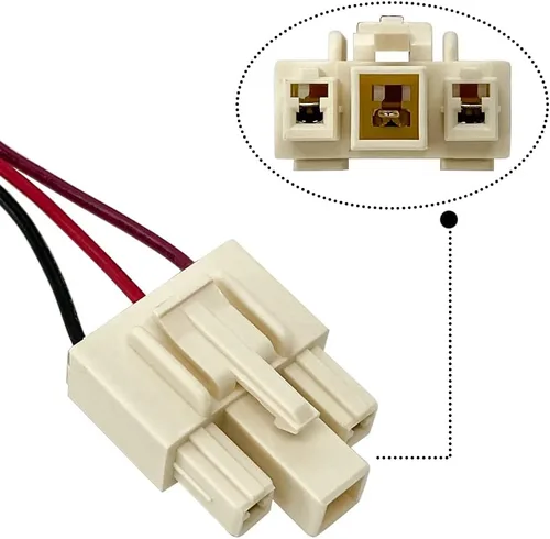 Vista 4 de Piezas de repuesto del motor del ventilador del evaporador del refrigerador de 12 V 4 W para Midea/Vissani Frigidaire Freezer/Magick Chef