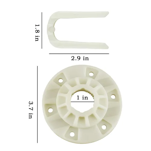 Vista 7 de Actuador de cambio de lavadora W10913953 W10815026 W10815026 y W10528947 W10396887 Kit de cubo impulsado por cesta de lavadora por Blutoget