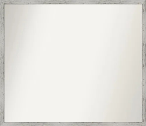 Vista 45 de Amanti Art Espejo de baño blanco para sobre el fregadero, 22 x 45 pulgadas, espejo de tocador rectangular blanco Lucie, marco de madera moderno