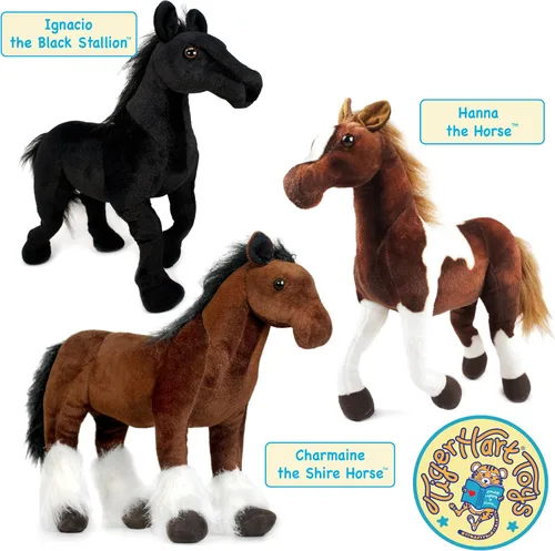 Vista 7 de TigerHart Hanna The Horse - Peluche de 16 pulgadas