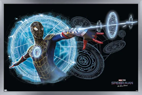 Vista 8 de Trends International Marvel Spider-Man: No Way Home - Póster mágico de pared, 14.725 x 22.375 pulgadas, versión premium sin marco