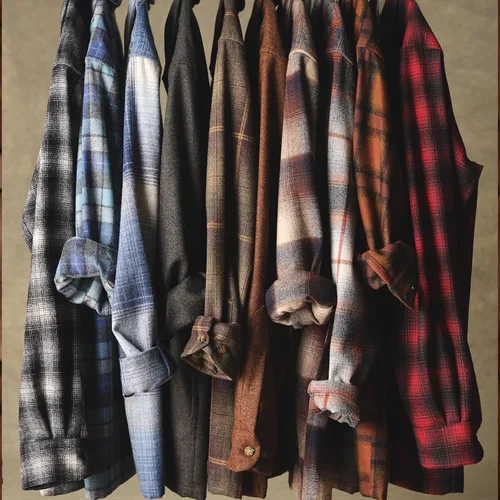 Vista 7 de Pendleton - Camisa de lana estilo clásico de manga larga para hombre