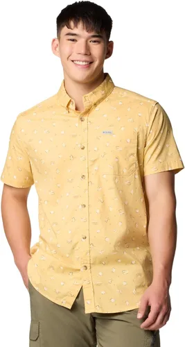 Vista 13 de Columbia - Camisa de manga corta para hombre Rapid Rivers con estampado, con cómodo elástico Colegial Navy Outback
