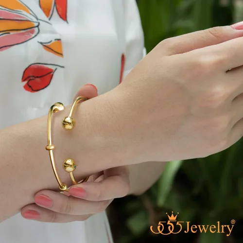 Vista 2 de 555Jewelry - Pulsera de acero inoxidable para mujer y hombre