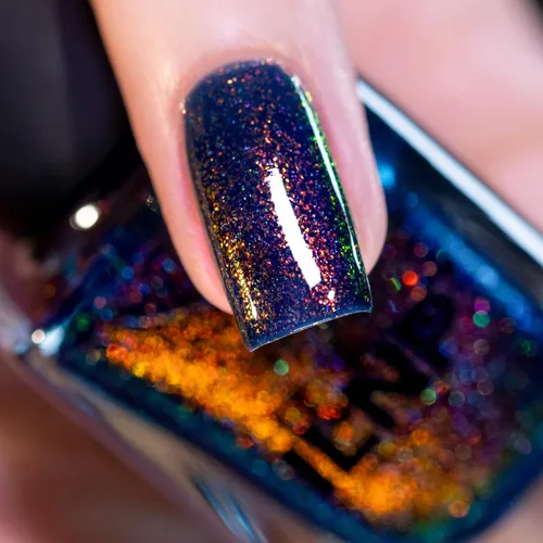 Vista 2 de ILNP Comet - Esmalte de uñas Cosmic Blue Shimmer