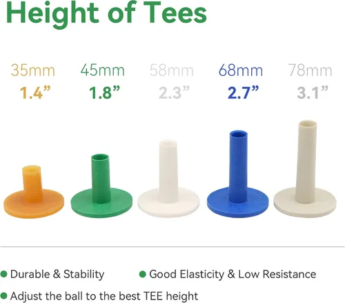 Vista 2 de Camisetas de goma de golf, entrenamiento de práctica, rango de astillado de putting de manejo, excelente efecto utilizado con tapetes de golf