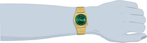 Vista 5 de JIANDUN Reloj de una mano con fecha, todos los relojes de pulsera clásicos de acero inoxidable para hombres y mujeres, movimiento de cuarzo japonés