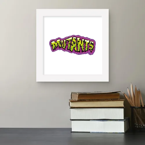 Vista 4 de Trends International Gallery Pops Nickelodeon Teenage Mutant Ninja Turtles: Mutant Mayhem - Arte de pared de tipografía de mutantes, versión Versión