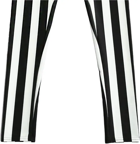 Vista 4 de Sister Amy - Leggings elásticas para niñas, cintura alta, estampado geométrico