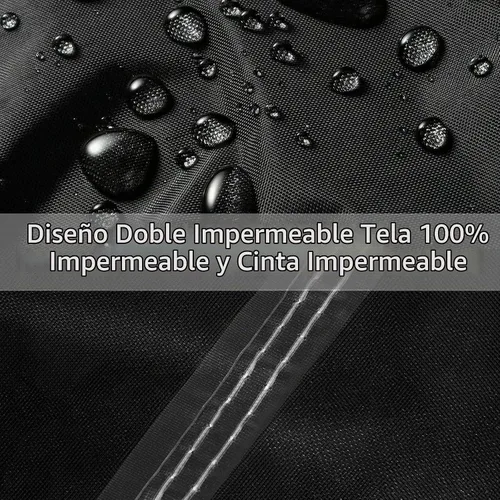 Vista 4 de GEMITTO Cubierta para Mesa de Billar de 7/8/9 Pies, Cubierta de Billar Impermeable de Tela de Poliéster para Mesa de Snooker Billar