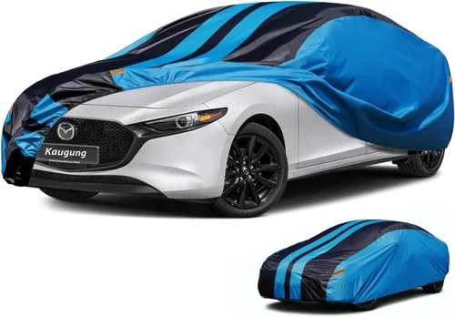 Vista 20 de Kaugung Funda impermeable para automóvil BMW Serie 3 (1999-2025), cubierta exterior completa para automóviles, ligera, resistente al sol, UV
