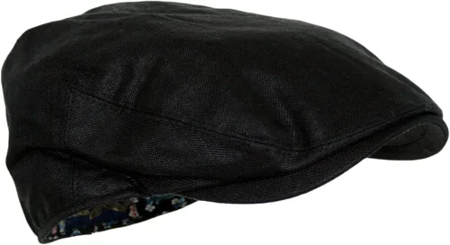 Vista 4 de Sombrero plano de golf Gatsby Newsboy de lino para hombre