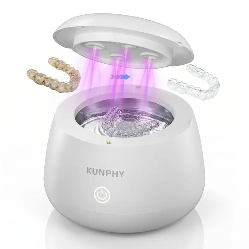 Vista 12 de Solución de limpiador ultrasónico para limpiador ultrasónico de dentaduras: limpieza profesional de retenedores, alineadores invisibles, protectores