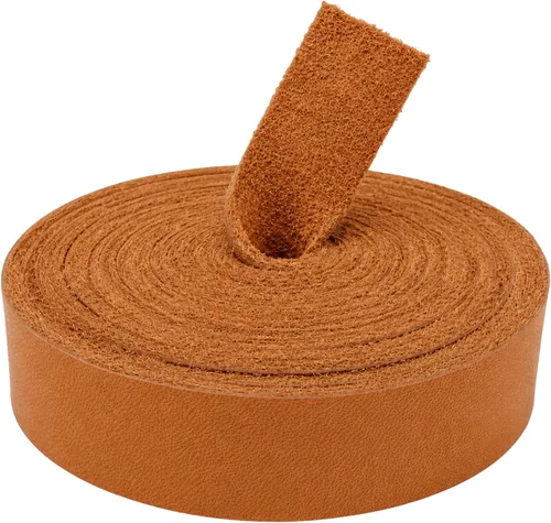 Vista 10 de TOFL Correas de piel, para hacer manualidades, de 5/8 x 1/8 x 72 pulgadas.