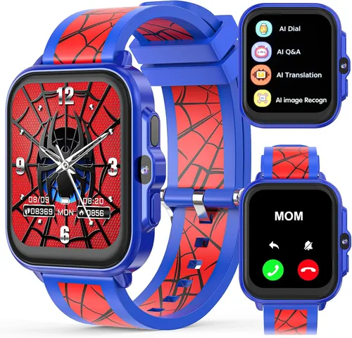 Vista 9 de Reloj inteligente para niños de 1.85 pulgadas con rastreador de fitness, monitor de sueño, más de 22/100 modos deportivos, esfera de bricolaje, IP68