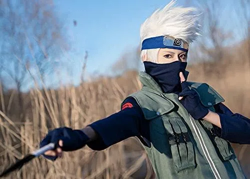 Vista 2 de Rulercosplay Leaves Village Ninja Kakashi Cosplay Cosutme - Versión Deluxe