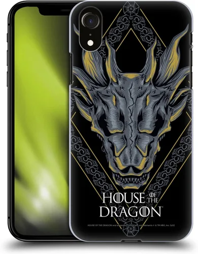 Vista 13 de Head Case Designs Officially Licensed House of The Dragon: Television Series Crown Graphics Hard Back Case Compatible with Apple iPhone XR