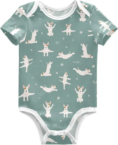 Vista 27 de vvfelixl Trajes de bebé lindos conjuntos de cachorros de manga corta de algodón ropa de bebé para niños niñas 0-24 meses