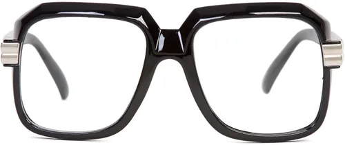 Vista 3 de Gravity Threads Kit de disfraz de Hip-Hop de los 80s90s (sombrero de Bucket + gafas cuadradas de la vieja escuela), Blanco, S-M