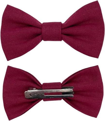 Vista 18 de Handmade Pre-Tied Clip on Bow Tie for Baby to Young Boy