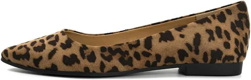 Vista 2 de FUNKYMONKEY Zapatos planos clásicos de ballet para mujer, zapatos planos casuales y cómodos