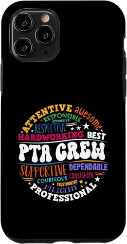 Vista 26 de iPhone XR Parents Teacher Association Team Supporter PTA Crew Case