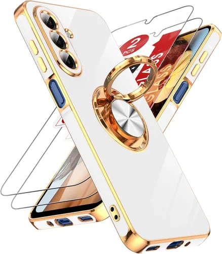 Vista 66 de LeYi Funda para iPhone XR: con Protector de Pantalla de Vidrio Templado [Paquete de 2] Soporte de Anillo Giratorio de 360°, Soporte Magnético