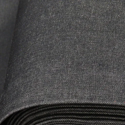 Vista 3 de Tela vaquera, 62-64 pulgadas de ancho, 100% algodón, más de 100 yardas en stock - Perno de 5 yardas, mezclilla negra