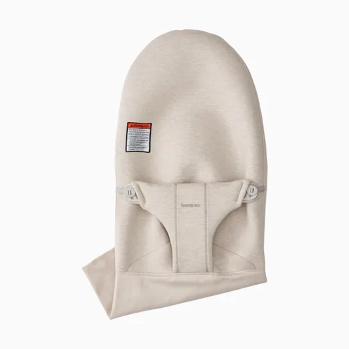 Vista 18 de BabyBjörn Asiento de tela Bouncer Bliss, 3D-Jersey, beige claro