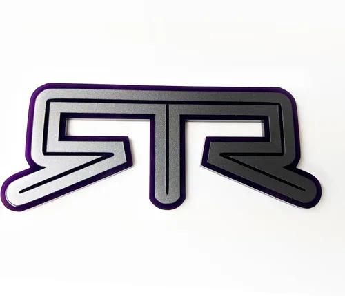Vista 6 de Emblema RTR trasero personalizado de 1 pieza que se ajusta a la tapa del maletero del Ford Mustang (azul oscuro)