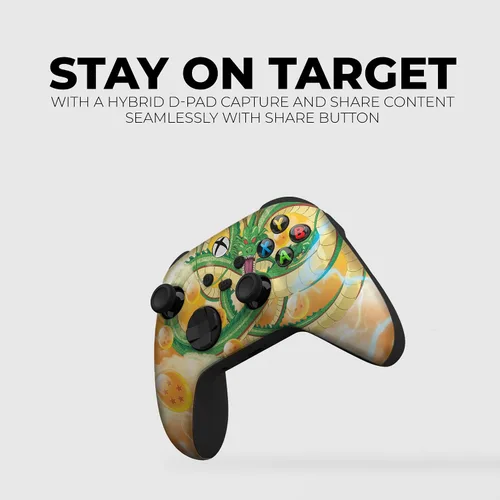 Vista 5 de DreamController Original Xbox Wireless Controller Special Edition Customized Compatible with Xbox One SX, Xbox Series XS & Windows 10 Made with