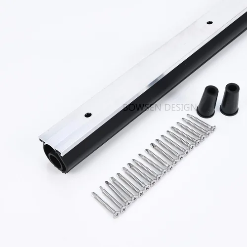 Vista 2 de BOWSEN Sellos inferiores universales para puerta de garaje de servicio pesado con anillo en U+O, burlete resistente a la intemperie de goma con kit