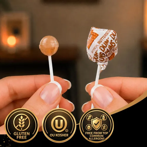 Vista 4 de DUM DUMS Paletas de 1 libra – Caramelos duros Suckers, sin gluten, envueltos individualmente (62 piezas)