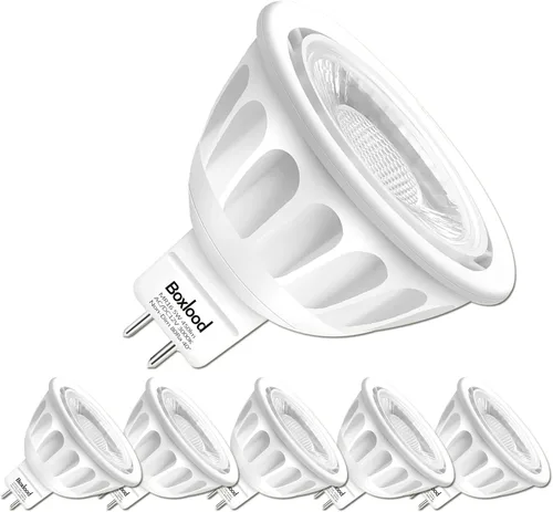 Vista 9 de Boxlood Bombilla LED MR16 regulable que cumple con UL, 90% de ahorro de energía, 3000 K blanco cálido, ángulo de haz de 40 grados, CA/CC 12 V, 5