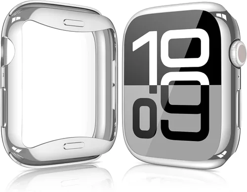 Vista 17 de JULK - Funda protectora general suave de TPU HD ultrafina para iWatch SE 3 (2025) / Series SE / 6/5 / 4, paquete de 2 unidades [Paquete de 2]