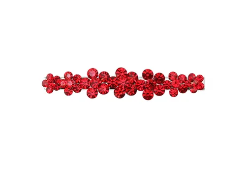 Vista 14 de Faship Preciosa pinza para el pelo de cocodrilo con diseño floral de cristal AB